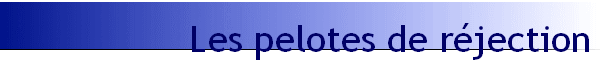Les pelotes de rjection